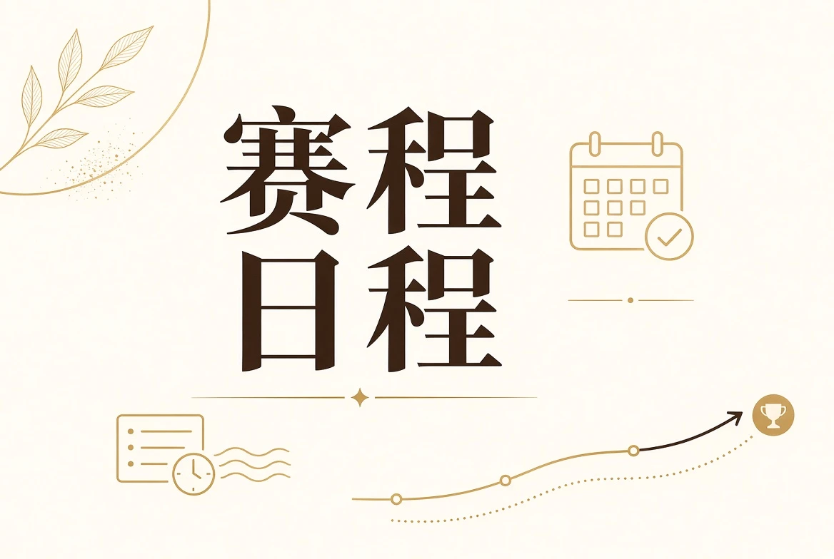 赛事准备与公布状态展示