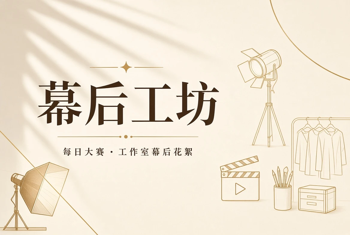 时尚赛事后台灯光服装与准备主题